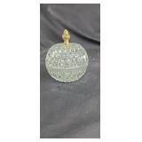Glass lided candy dish