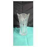 Crystal vase approx 12 inches tall