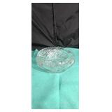 Cut crystal bowl approx 8 inches diameter & 3