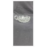 Crystal candle holder or serving dish