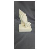 Praying hands approx 10 inches tall