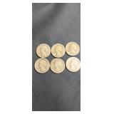 1941, 1938, 1938, 1938, 1941, 1938 quarters