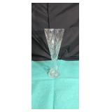 Crystal vase approx 12 inches tall