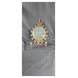 Vintage art nouveau style mirror approx 16 inches