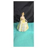 Lefton Victorian lady approx 7 inches tall