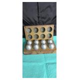 Extremely rare antique egg weights