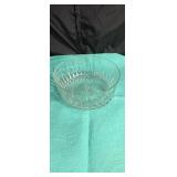 Pretty glass serving bowl