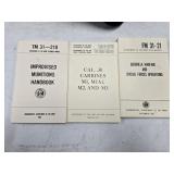 MUNTIONS HANDBOOKS. 30 CAL CARBI ES. PLUS 31 -210