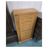 Jewelry chest8 drawers 2 sides open plus storage