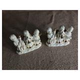 Angels singing and playing music figurines  4