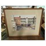 Limited edition print by Keyes 1974. 29 x24.