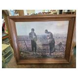 Faith in action print. Praying over dry ground