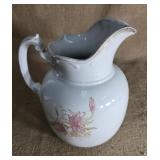 Beautiful porcelain pitcher 11 inches tall