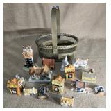 Village in beautiful basket