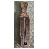 Antique wood Theromomoter circa 1900