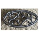 Antique miniature iron trivette