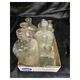 Group of larger antique bottles
