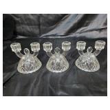 3 candleholders