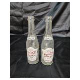 Pair of Rock Cliff pop bottles bottled in Rock