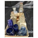 Group of antique bottles