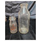 Cow milk bottle from. Charlestown West Virginia