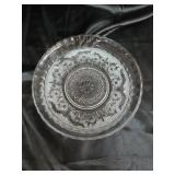 Clear decorative bowl 12 inches diameter