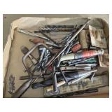 Large collection of drill bits. Some of the older