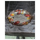 Prayer platter 14 inches acr6at the lord gest