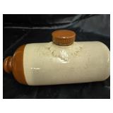 Antique pottery bed warmer or foot warEr 10
