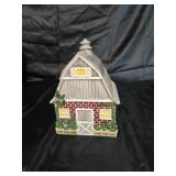 Barn cookie Jar from Chraker Barell
