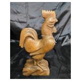 A tique chicken. Cracked been glued back