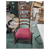 Lions head rocker made of oak very unusual for
