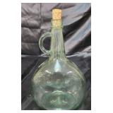 Wine jug with cork closure