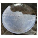 West Virginia handcrafted plate signed W