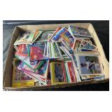 flat of sports cards