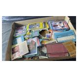 flat of sports cards