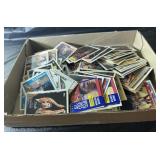 flat of sports cards