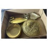 misc brass trinket trays