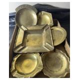 brass ashtrays