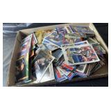 flat of sports cards