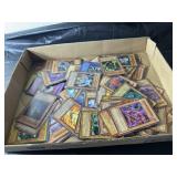 flat of sports cards