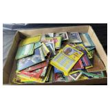 flat of sports cards