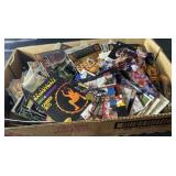 flat of sports cards