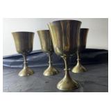 brass goblets