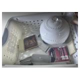 basket of glass decor and others
