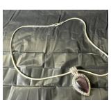 Necklace is marked 925