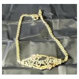 Marked 10k bracelet
