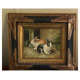 Rabbit wall art