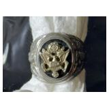 Marked sterling mens ring
