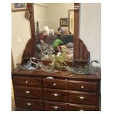 Dresser with mirror - no contents